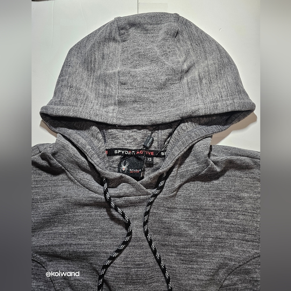 Spyder Women's Gray Hoodie Sweater Size XS - Picture 7 of 11